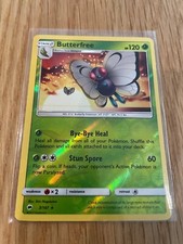 Pokémon TCG Butterfree Burning Shadows 3/147 Reverse Holo Rare NM