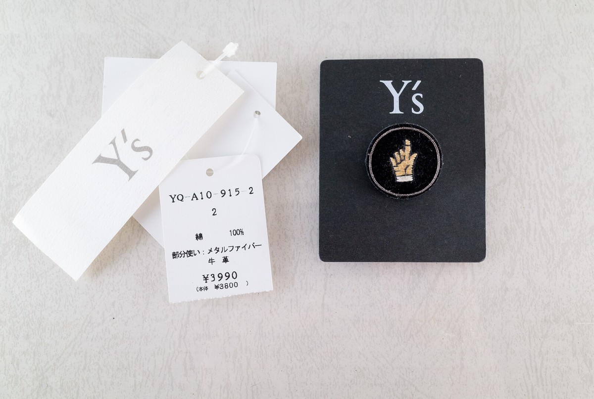 レディース 90s YOHJI YAMAMOTO Circle brooch