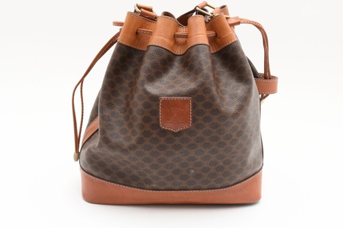 Auténtico bolso cubo CELINE [Rango AB con bolsa] Macadam Blason hombro con cordón PVC - Imagen 3 de 24