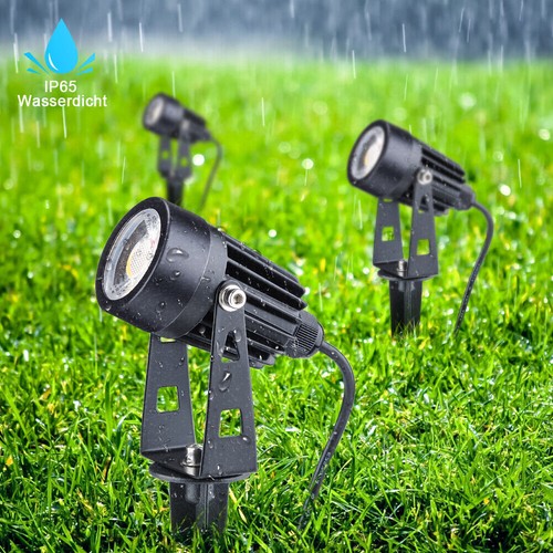 4ps  6ps  8ps COB LED Garden Spotlight Path Lawn Outdoor Waterproof Spike Lights - Picture 8 of 12