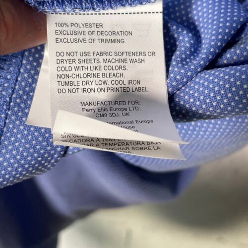 Camisa polo de rendimiento con textura ojo de pájaro PGA Tour para hombre joya persa pequeña - Imagen 7 de 8