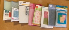 8 Diff Sets of Singles Embossing Folders-Various Brands & Sizes All New & Sealed