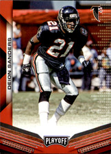 DEION SANDERS 2019 Panini Playoff Base #156 Atlanta Falcons Football Card