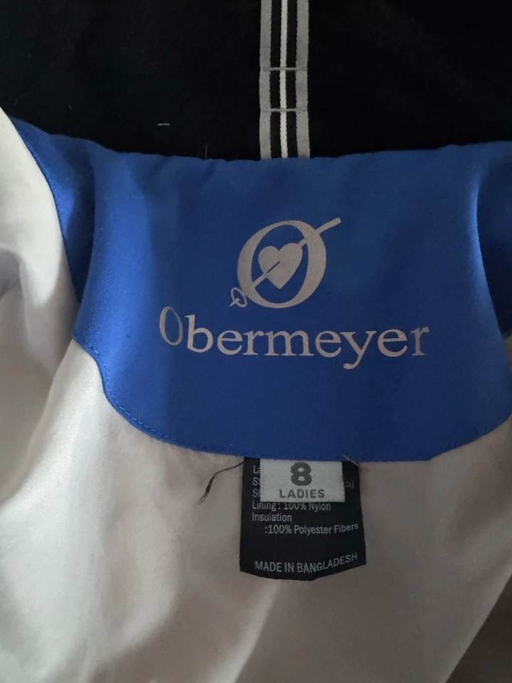 Obermeyer Women’s Insulated ski jacket size 8, Blue - Image 2 of 4