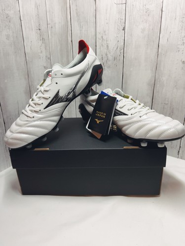 Mizuno Soccer Cleats MORELIA NEO 4 IV JAPAN White/Black P1GA2330 09 Brand New - Picture 9 of 11