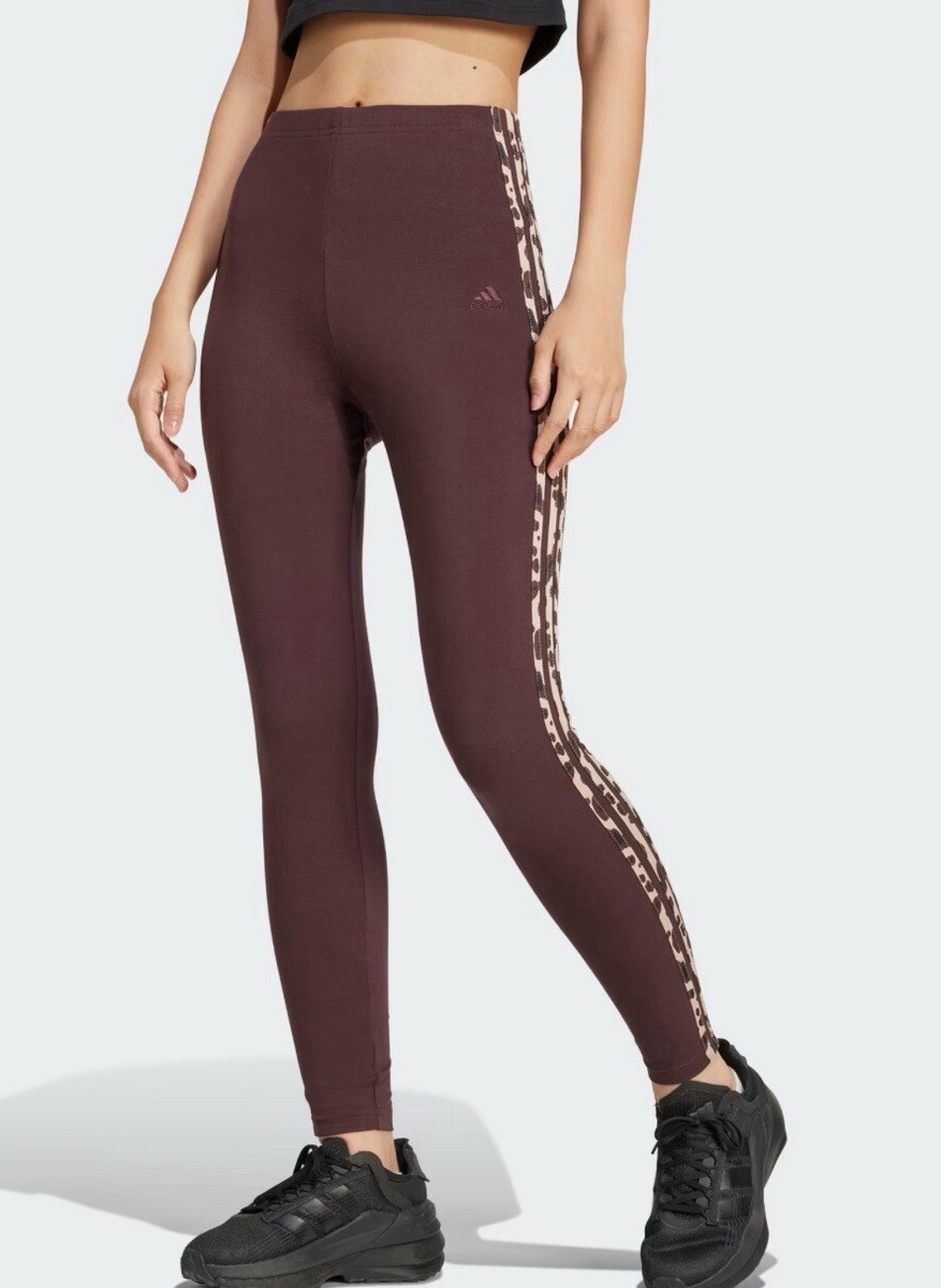 最新!アディダス☆ESSENTIALS 3-STRIPES ANIMAL PRINT LEGGINGS Adidas Women's ESSENTIALS 3-STRIPES ANIMAL PRINT LEGGINGS