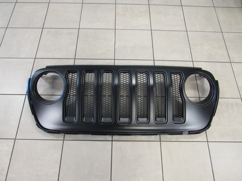 JEEP WRANGLER JL Satin Black Front Grille W/ Mesh Inserts NEW OEM MOPAR - 第 2/11 張圖片