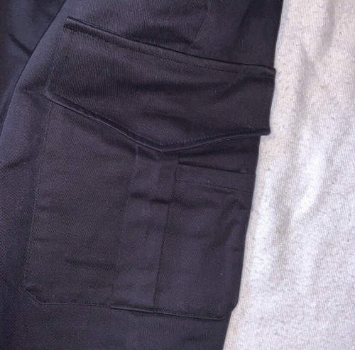 BLAUER WORK TROUSERS CARGO PANTS 48 waist 31 inseam NEW WITH TAGS NAVY BLUE 8215 - Picture 2 of 11
