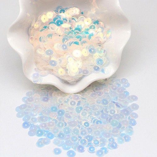 Wheel Shape Sequins - 6mm Flowers Loose Paillettes DIY Handcraft Sewing Garment - Bild 5 von 21