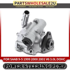 Power Steering Pump w/o Pulley for Saab 9-5 1999 2000 2001 3.0L 4837803 15985133