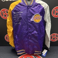 James Worthy Signed Los Angeles Lakers NBA 75 Starter Jacket Autographed PSA COA