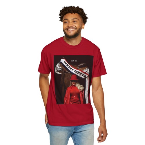 Camiseta Beyoncé Act 2 Cowboy Carter unisex teñida de prenda - Imagen 5 de 21