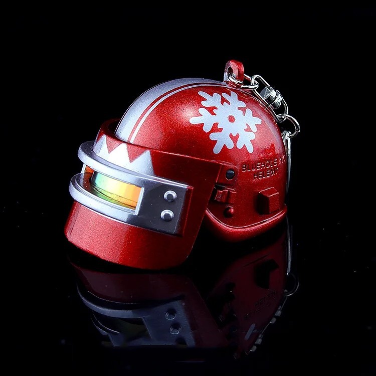 Hanging Helmet Keychain Peace Elite Level 3 Helmet Model PUBG Game