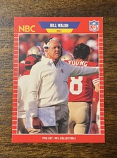 1989 Pro Set #30 Bill Walsh Announcers