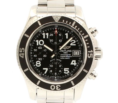 Breitling SuperOcean Chronograph Black Dial 42mm Automatic watch Ref: A13311  | eBay
