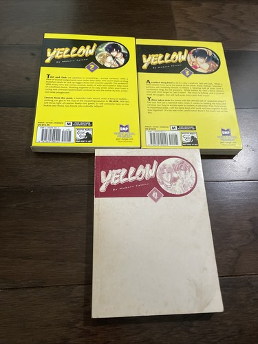 Lot Of 3 PB 2006 Yellow Volumes 2,3,4 Makoto Tateno Mature Anime Manga Novels - Bild 2 von 3