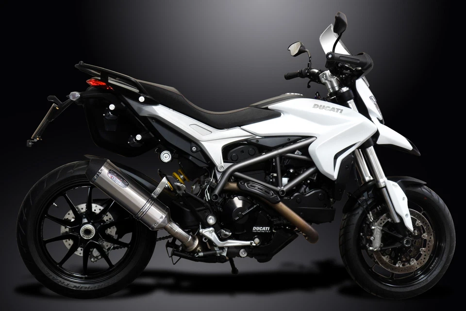 Kit Silenciador Acero Inoxidable Ducati Hyperstrada 13-16 Hypermotard 939 16-18 13.5" XOval Foto 2 de 4