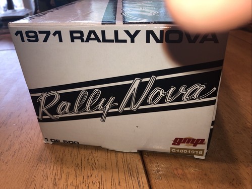 1/18 GMP 1971 RALLY NOVA IN Gold #197 of 500 G1801916 never opened NOS - Picture 10 of 12