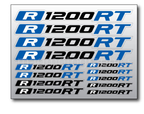 R1200RT Motorrad Aufkleber Set Qualitätsaufkleber BMW R1200 RT blau - Bild 3 von 6