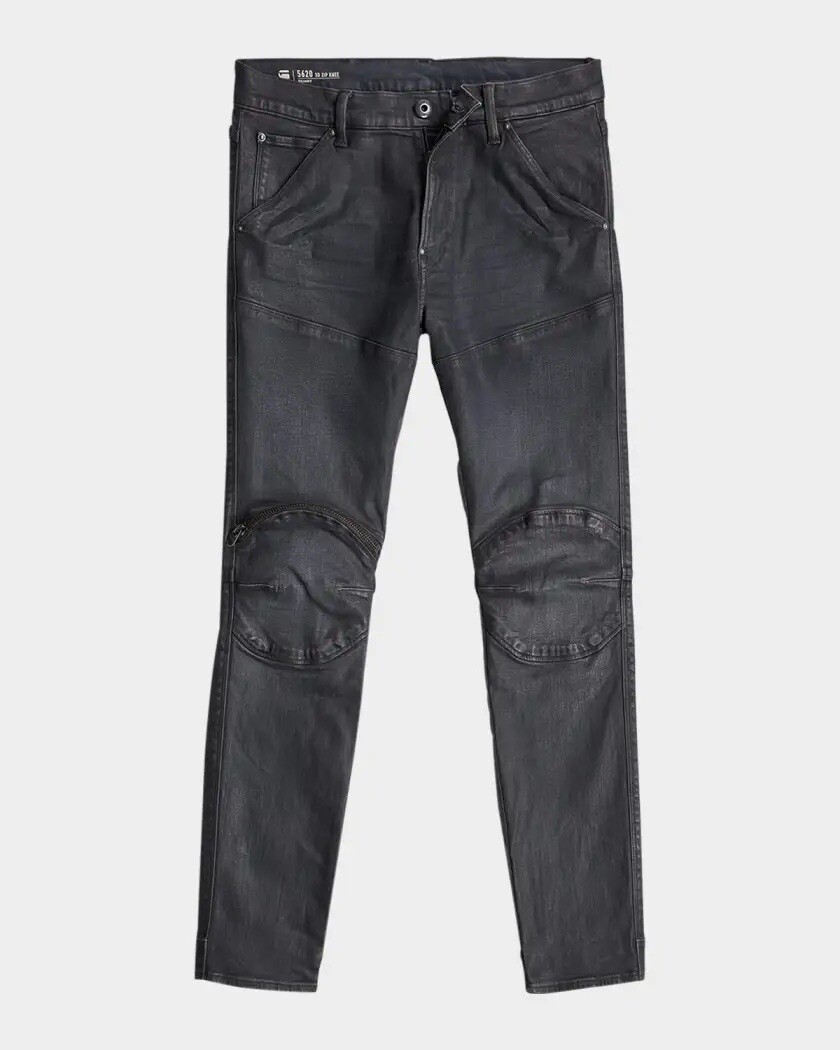 ダリーズ JEANS G-STAR Raw Men's 5620 3D Zip Knee Skinny Fit Jeans, Vintage