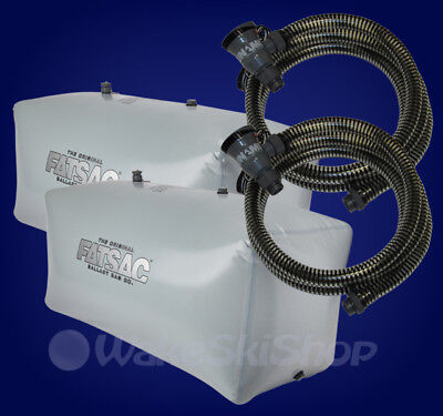 FAT SAC WAKEBOARD SURF BOAT BALLAST BAGS AND SUPA PUMP TWO W707 AND A W709-SUPA