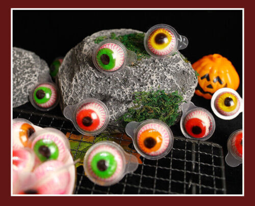 Diameter 3cm Halloween Candy Filled Mini Eyeball Candy Ball Popping Fudge Box - Picture 12 of 12