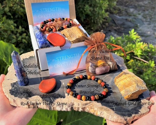 Inner Strength Kristall Box - Armband, Sorgenstein, Obelisk, Tumble und mehr! - Bild 2 von 5