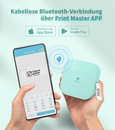 Phomemo Q31 Mini Bluetooth Tragbarer Etikettendrucker Aufkleberdrucker - Bild 3 von 14