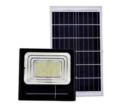 NUOVA 2024 FARO SOLARE 200W LED con PANNELLO FARETTO CREPUSCOLARE TELECOMANDO