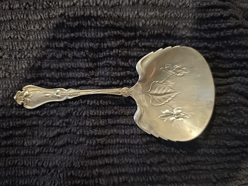 Violet By Whiting Div Of Gorham, Sterling  Bonbon Spoon