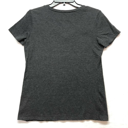 NFL Team Apparel Pittsburgh Steelers grigio antracite maglietta scollo a V donna taglia S - Foto 7 di 9