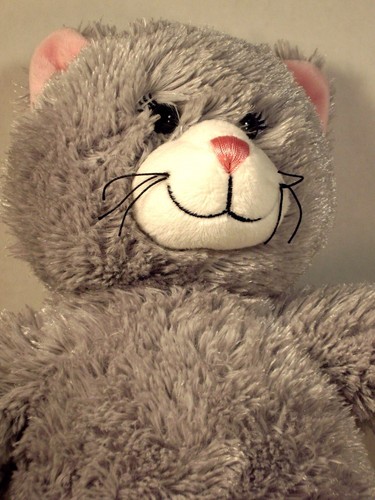 BUILD-A-BEAR WORKSHOP Zeug/Plüsch GROSSE GRAUE KATZE 16" - Bild 6 von 6