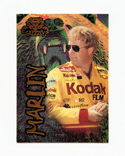 Sterling Marlin 1997 97 Wheels Predator Grizzly Etched Foil Parallel Insert Card - Bild 1 von 2