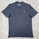 Nike Golf Shirt Men Medium Blue Blade Collar Modern Fit Dri-Fit Performance Logo