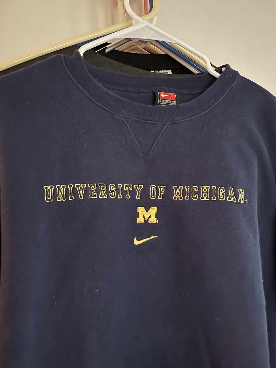 トップス NIKE Michigan Crewneck xl Nike Womens GREY Michigan Wolverines Essential Long Sleeve