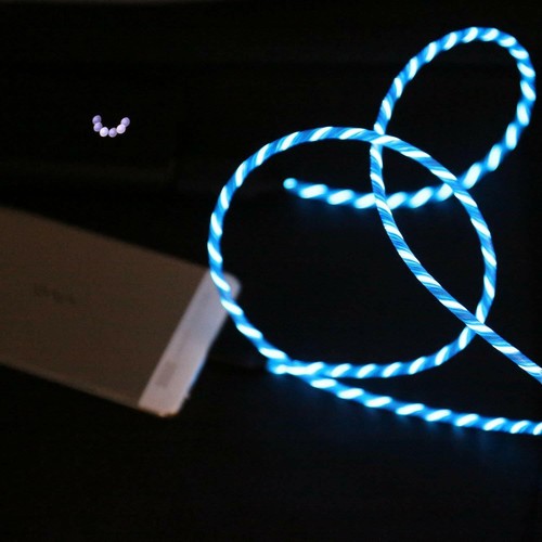 2.4A LED Flowing Light Fast charging Strong Magnetic Cable USB Data Cable - Picture 3 of 8