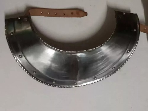 Medieval Gothic Pauldrons Gorget Set With Pauldrons Shoulder Guard halloween - Picture 2 of 5