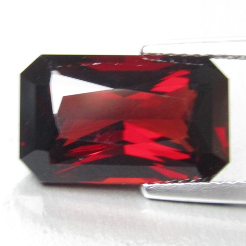 Hermoso granate almandino natural de 7,71 quilates bonito corte radiante piedra preciosa suelta - Imagen 3 de 4