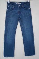 Levi's 514 Girls Jeans Youth 12 REG 26X26 Blue Denim Straight Leg