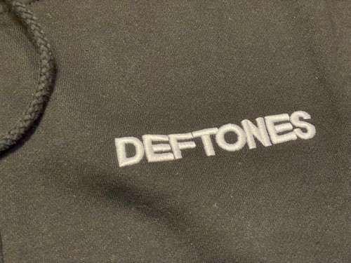 Sudadera con Capucha Deftones Logo Bordado S Cremallera Oficial Nu-Metal Equipo Dormir - Imagen 2 de 3