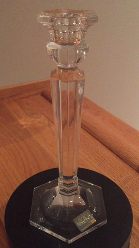 Mikasa Cambridge 042/338 8-1/4" Full Lead Crystal Candlestick Pair ~ NWOB - Video 1 of 1