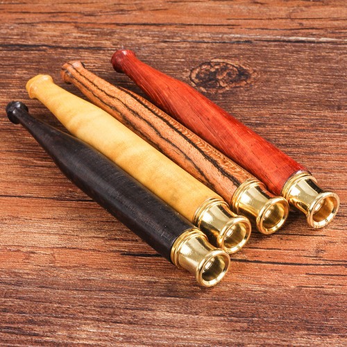 Filtro largo para cigarrillos de madera maciza se puede desmontar para limpieza - Imagen 3 de 9