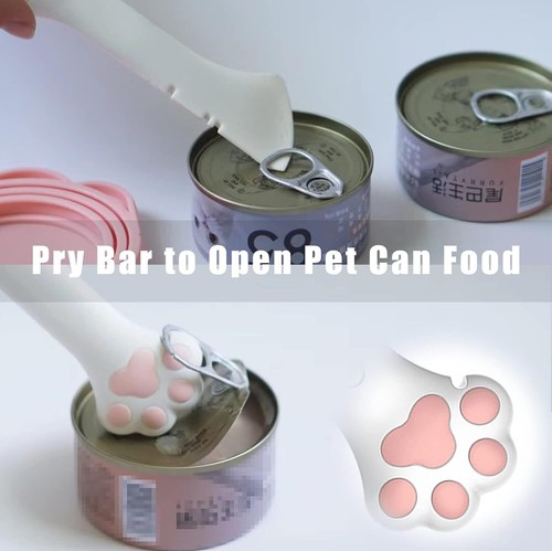 2 Cat Food Can Lid and Spoon,BPA Free Silicone Cover for Animal Wet Food Storage - Picture 3 of 7