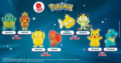 New 2018 McDonald's Malaysia Pokemon Asia Shiny MAGIKARP Happy Meal Toy - Picture 4 of 4