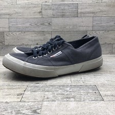 Superga 2750 Cotu Classic Canvas Sneakers Navy Blue Size 41 Women's 10.5
