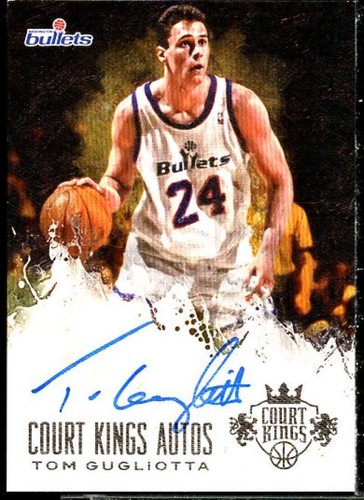 Tom Gugliotta #10 2013 Panini Court Kings Autographs card