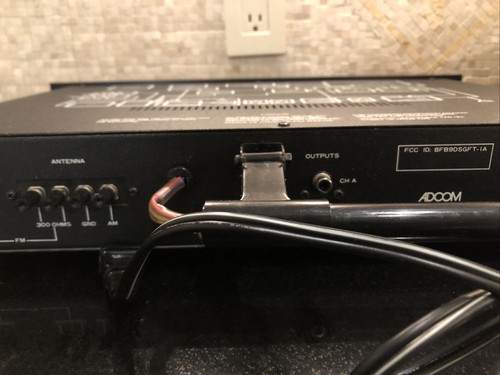 Open Box ADCOM GFT-1A Digital AM/FM Stereo Tuner Owner Manual Perfect Condition - Afbeelding 9 van 12