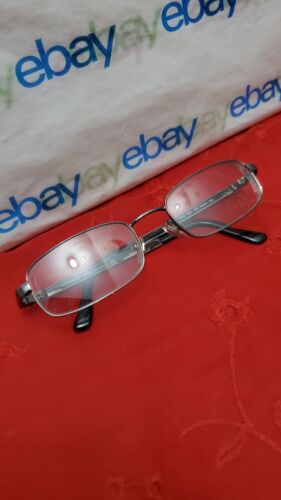 VERSACE 1001 1001 Silver/Black 52¤19 135 Eyeglasses "Frames Only" - Rx Unknown - Picture 2 of 24