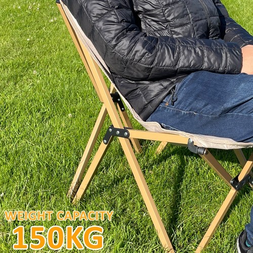 NEW DELUXE STRONG STEEL METAL FRAME FABRIC PADDED FOLDING OFFICE BACK REST CHAIR - Picture 19 of 33
