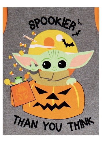 Pijama Baby Yoda Halloween Niños Niñas Talla 6 Mandalorian Star Wars Nuevo con etiquetas Grogu - Imagen 2 de 3
